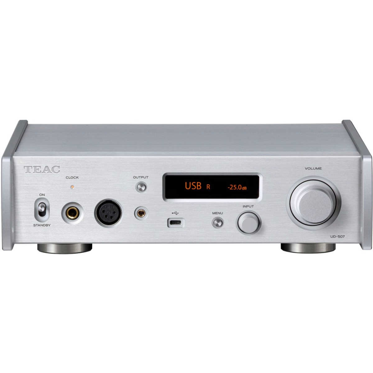 Teac UD-507 USB 解碼/前級放大器/耳機擴音機 (銀色)